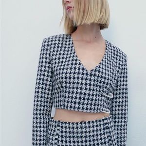 Houndstooth Zara set